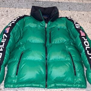 Polo by Ralph Lauren Vibrant Green Puffer Jacket